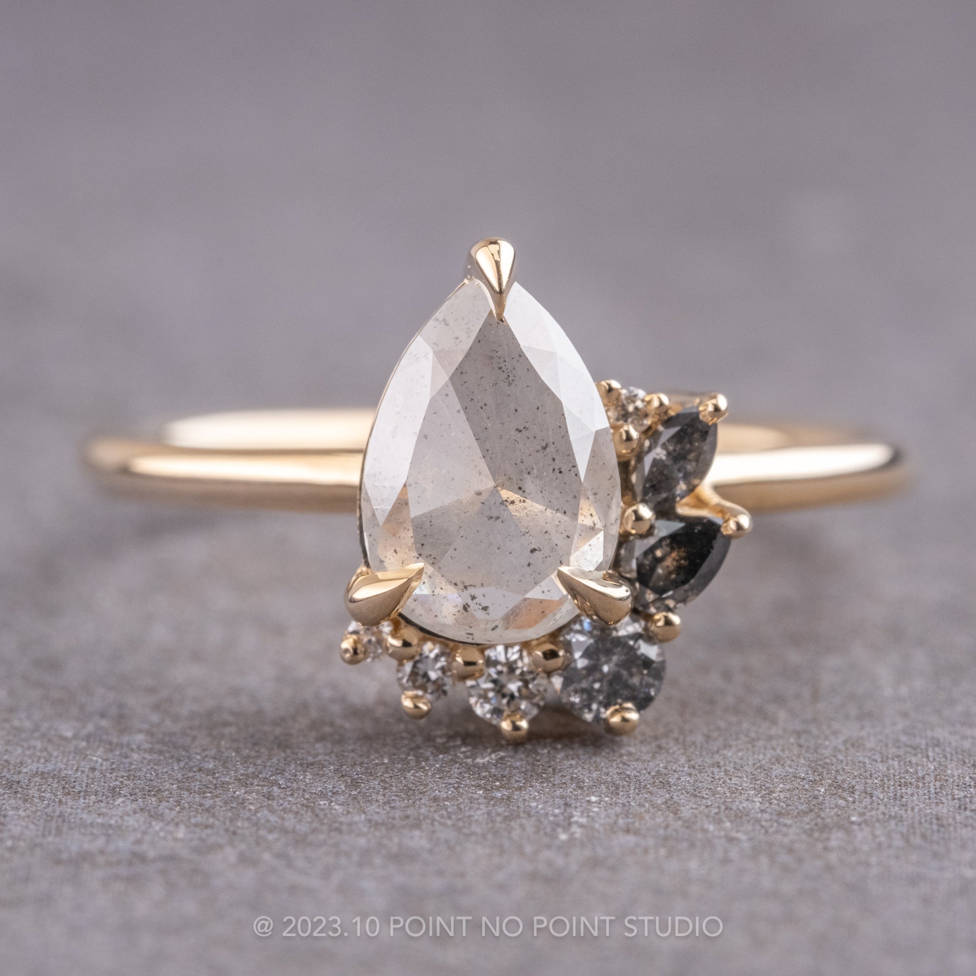 Brahmani Export Pear Diamond Ring, Weight: 0.93 at Rs 101400 in Surat